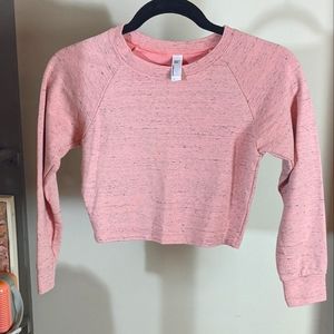 American apparel long sleeve cropped top